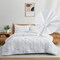 3-Piece Pintuck Comforter Set Ultra-Soft Down Alternative Twin Full Queen King